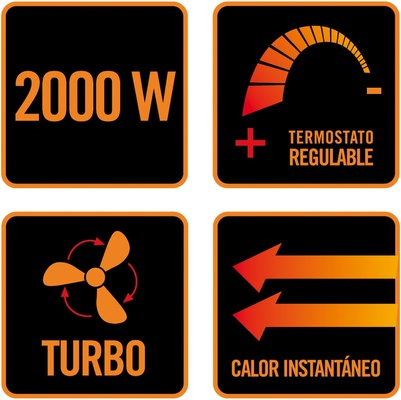 Convector Turbo Habitex E354 2000 W